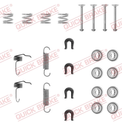 Accessory Kit, brake shoes